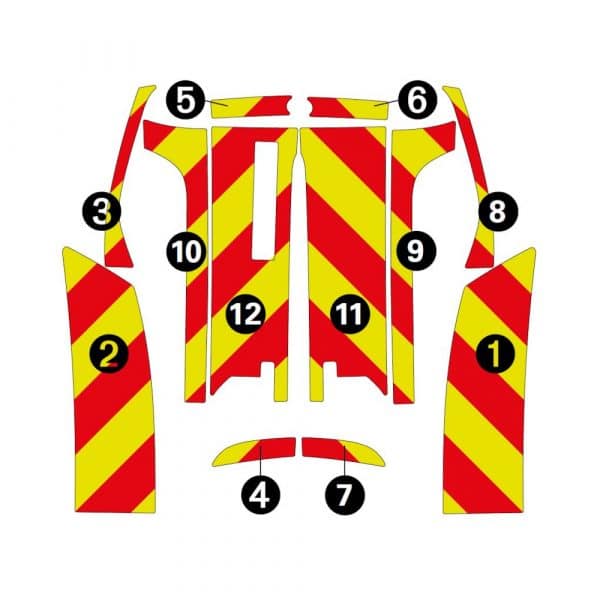 Kit Jaune-Rouge Partiel – CITRÖEN e-Berlingo Hayon (2022-2024) – Image 2